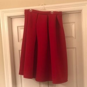 Red XL skater skirt